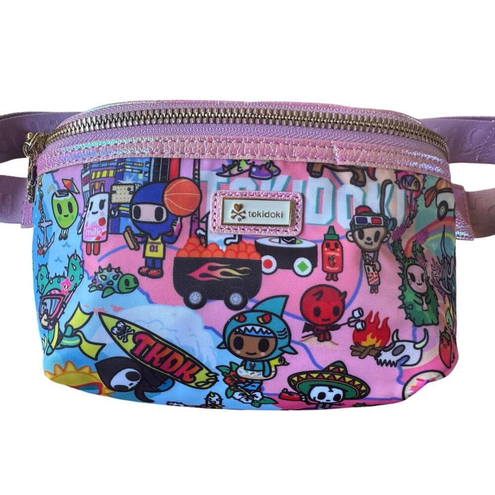 RARE tokidoki Cotton Candy Dreamin Comic Con 2019 Print belt bag - NWOT